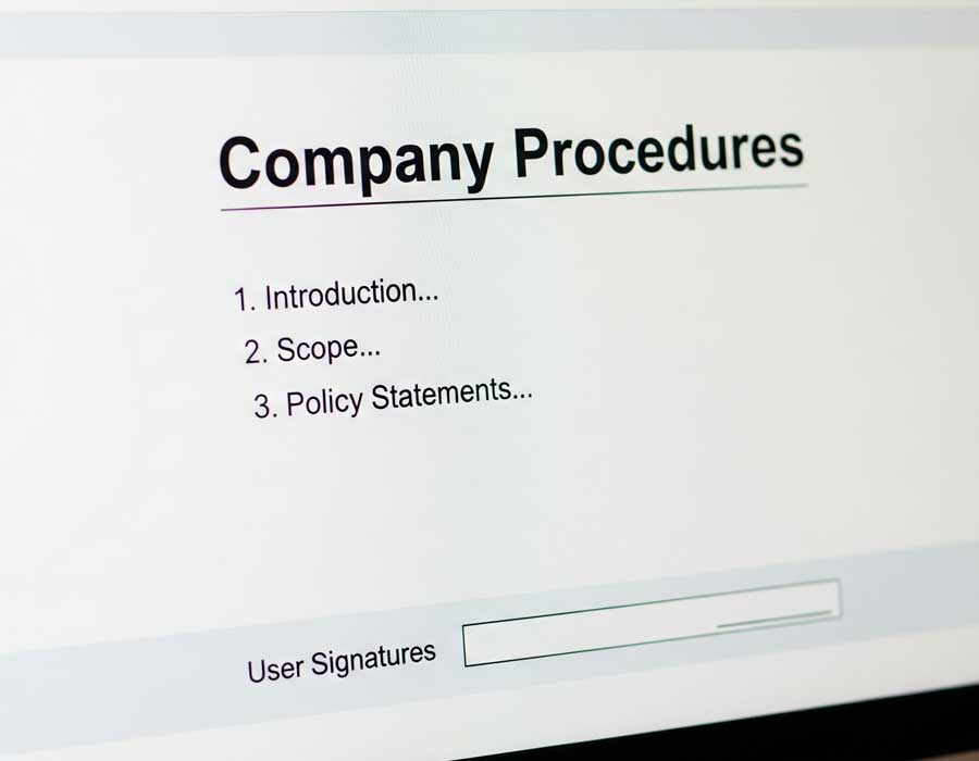 Company Procedures